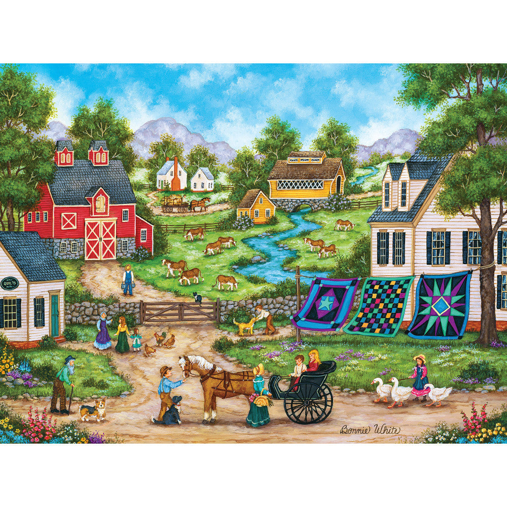 ODP Roadside Gossip - 500 Piece Puzzle