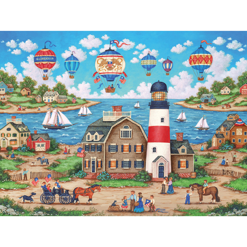 ODP Balloons Over The Bay - 1000 Piece Puzzle