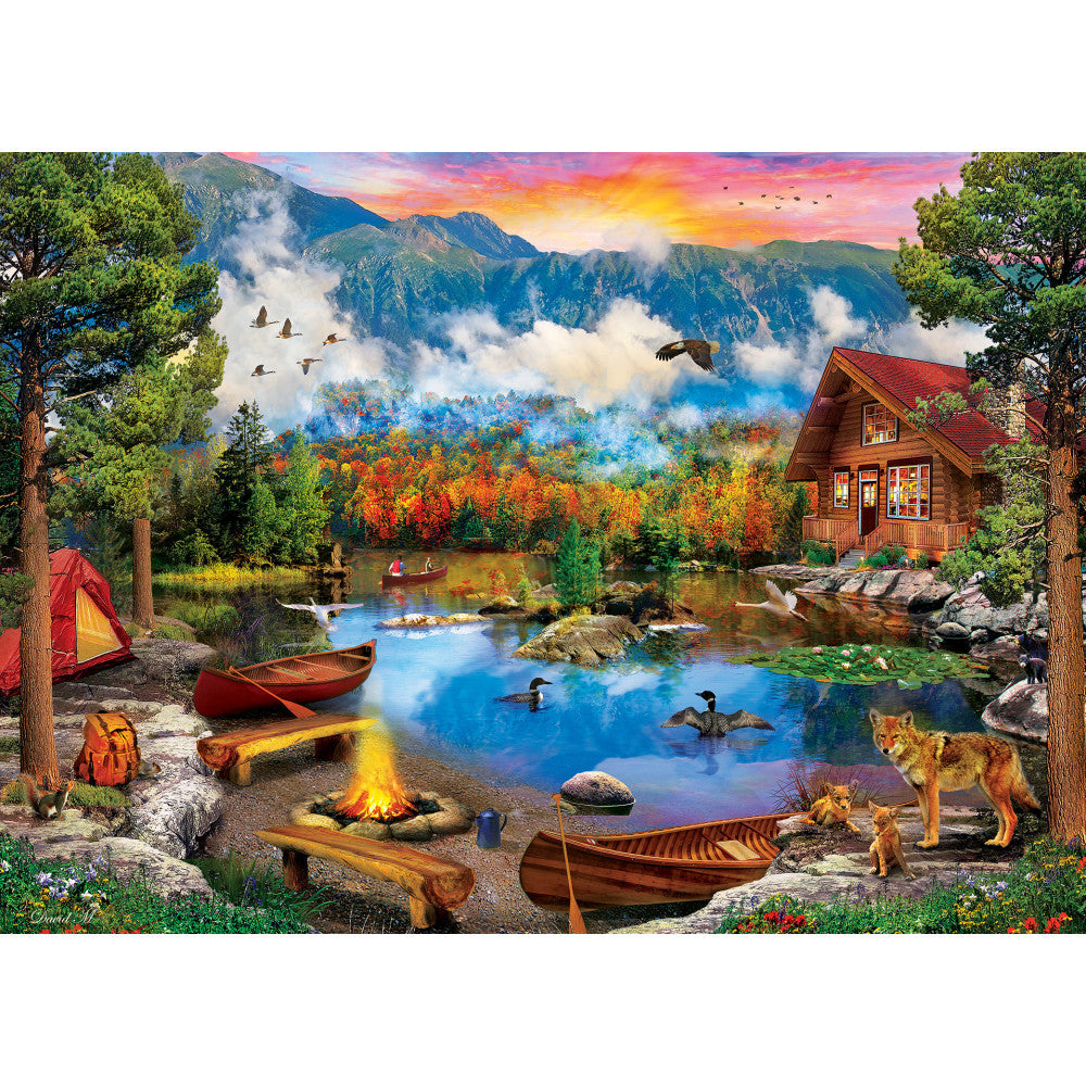 ODP Sunset Canoe - 1000 Piece Puzzle