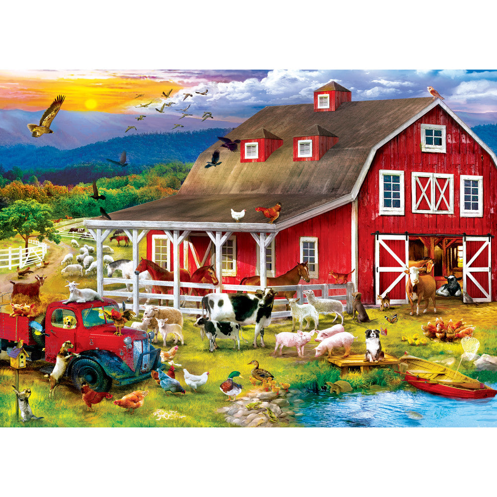 ODP Barnyard Crowd - 1000 Piece Puzzle