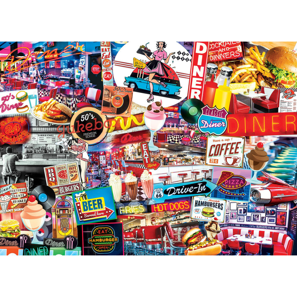 ODP Quick Stop Diner - 1000 Piece Puzzle