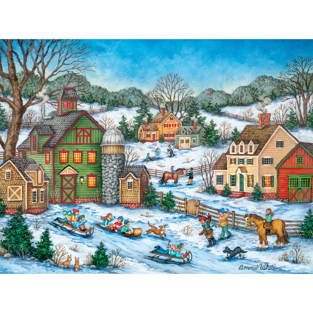 ODP Snowball Ambush - 300 Piece Puzzle