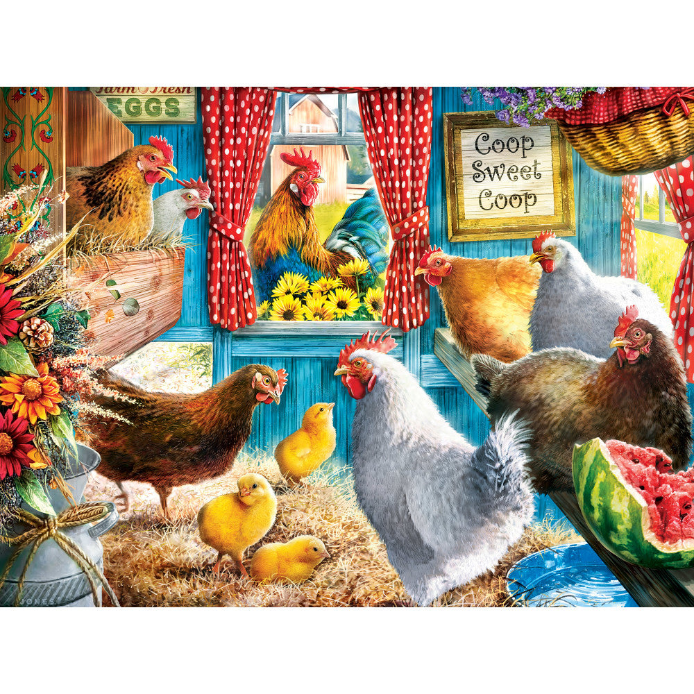 ODP Cluckington Palace - 1000 Piece Puzzle