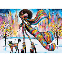 ODP Chic Kitty Stroll - 300 Piece Puzzle