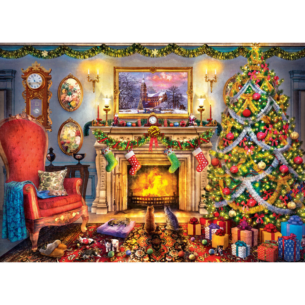 ODP Festive Fireplace - 300 Piece Puzzle