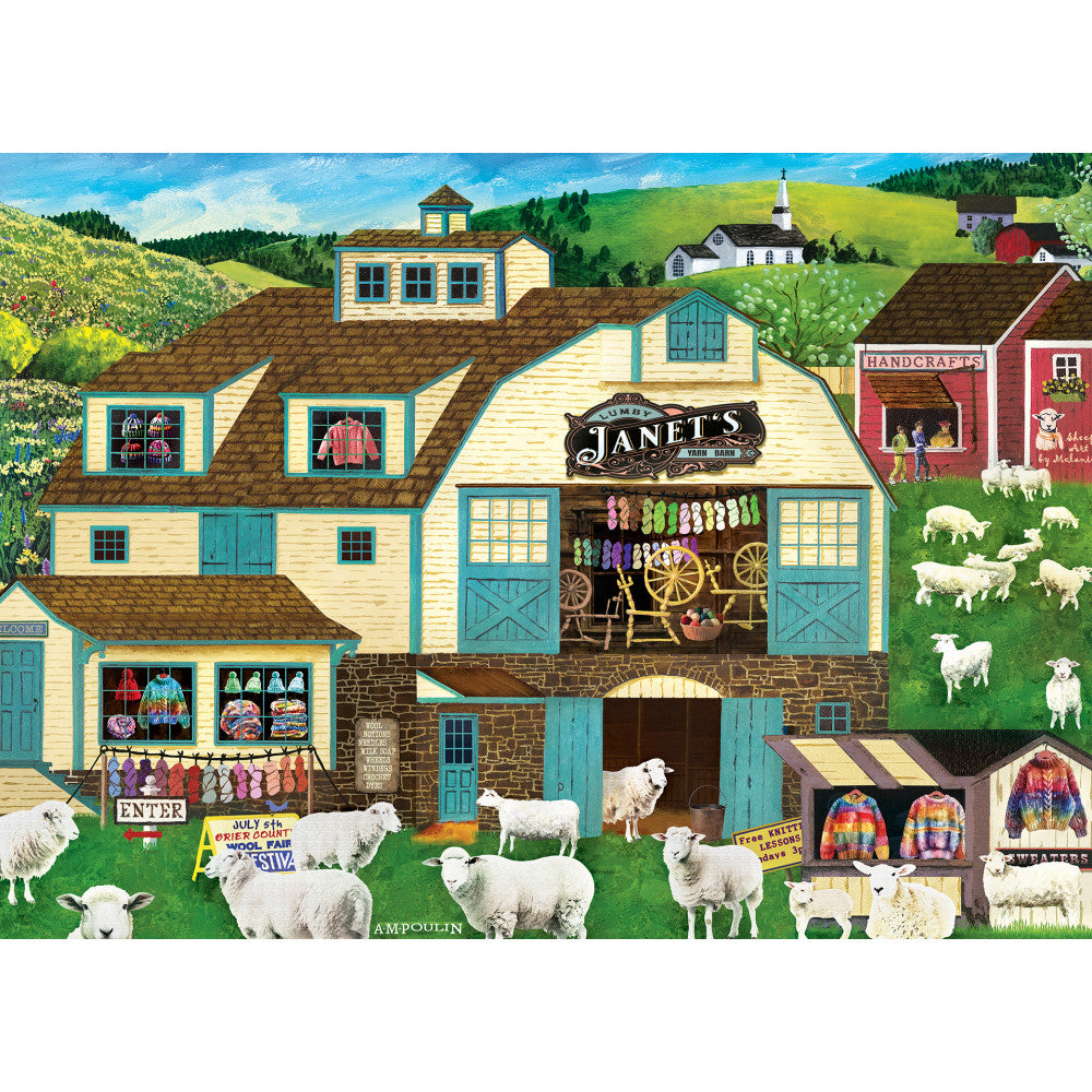 ODP Janet's Wool Goods - 1000 Piece Puzzle
