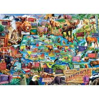 ODP National Parks Map - 500 Piece Puzzle