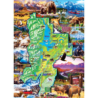 ODP Grand Teton Map - 1000 Piece Puzzle