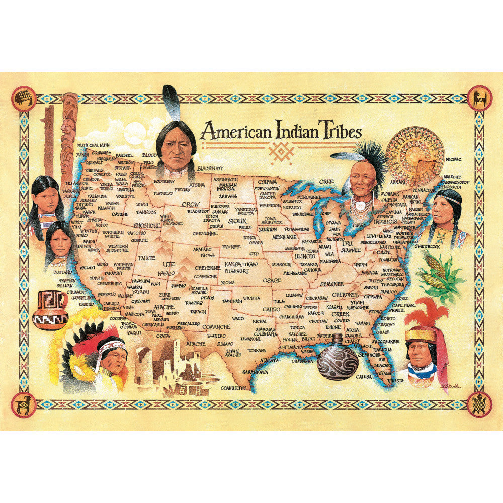 ODP American Indian Tribes - 1000 Piece Puzzle