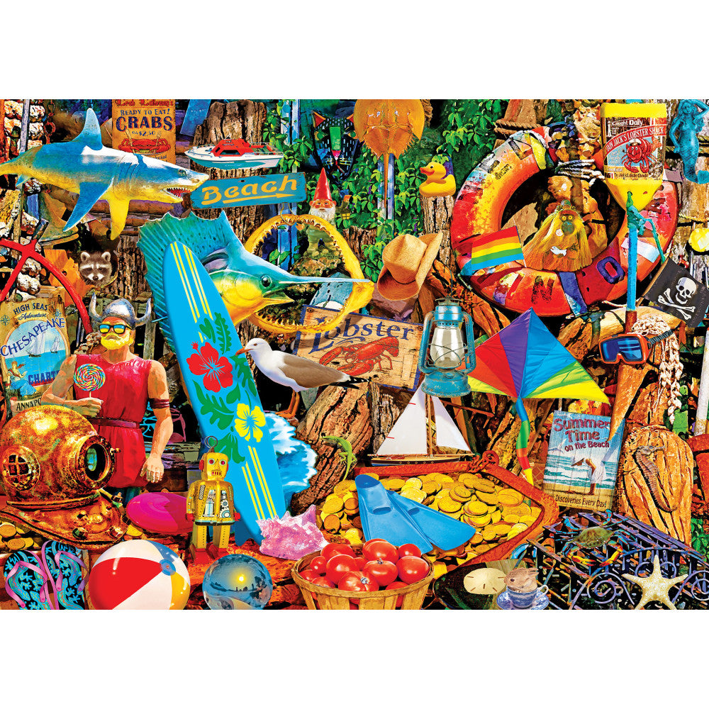 ODP Beach Time Flea Market - 1000 Piece Puzzle