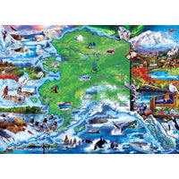 ODP Alaska Map - 1000 Piece Puzzle