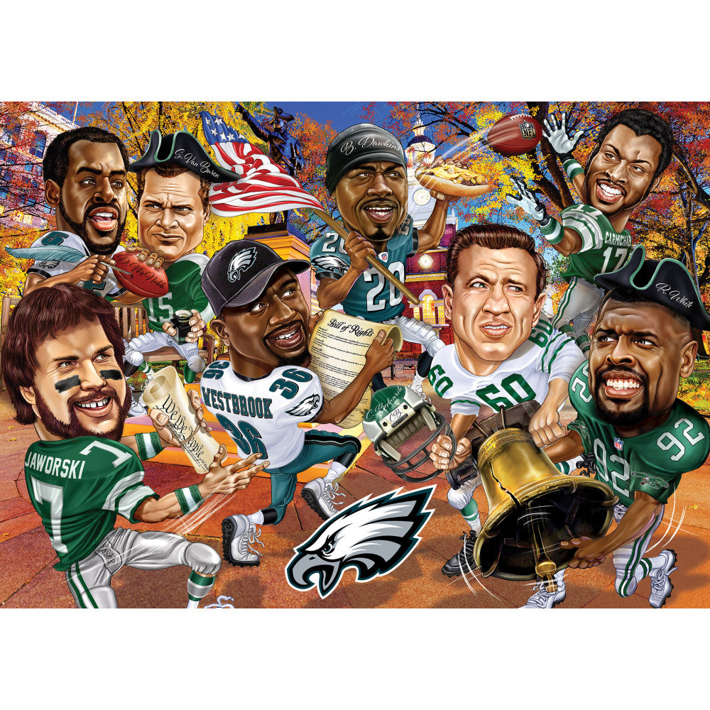 ODP NFL All-Time Greats - Philadelphia Eagles - 1000 Piece Puzzle