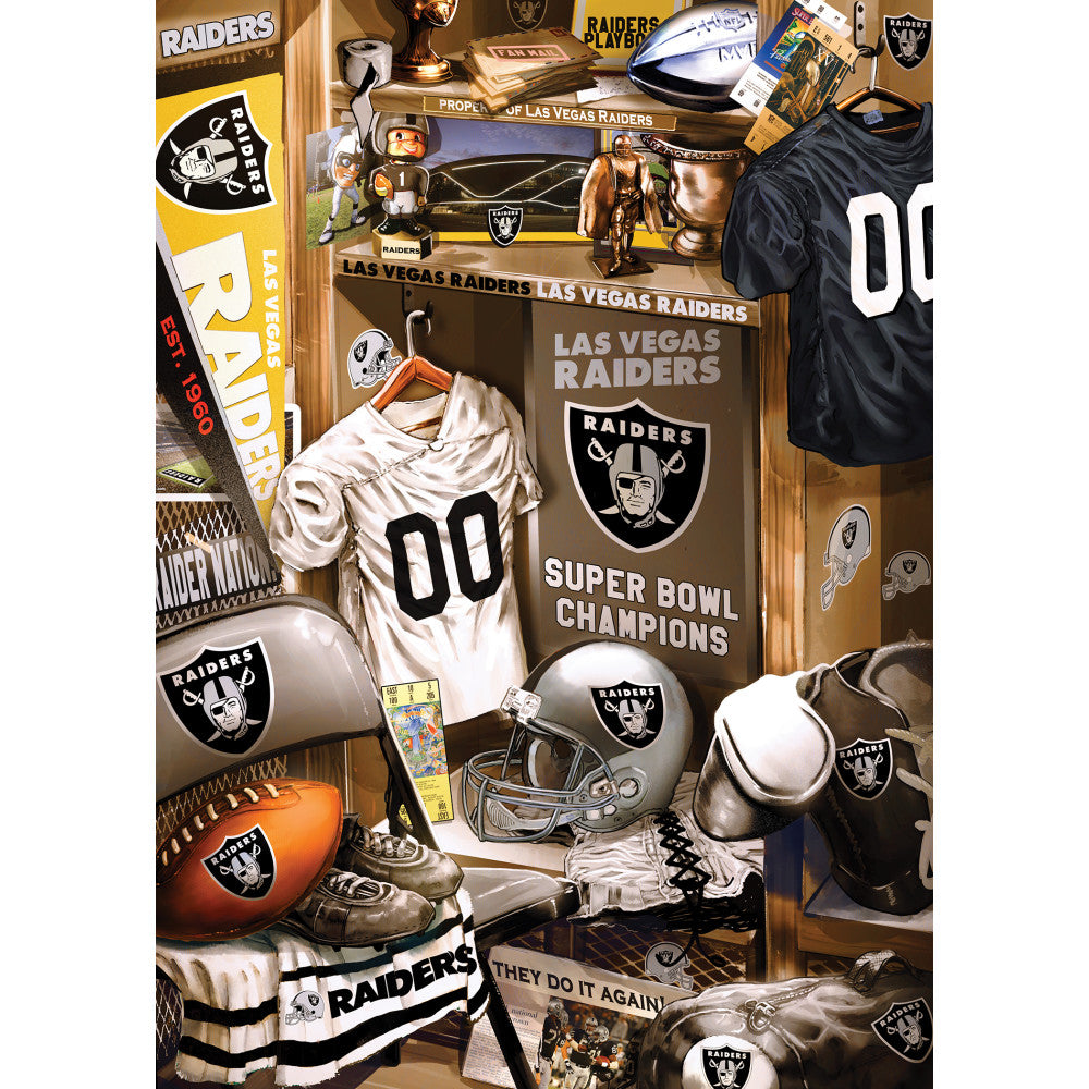 ODP NFL Locker Room - Las Vegas Raiders - 300 Piece Puzzle