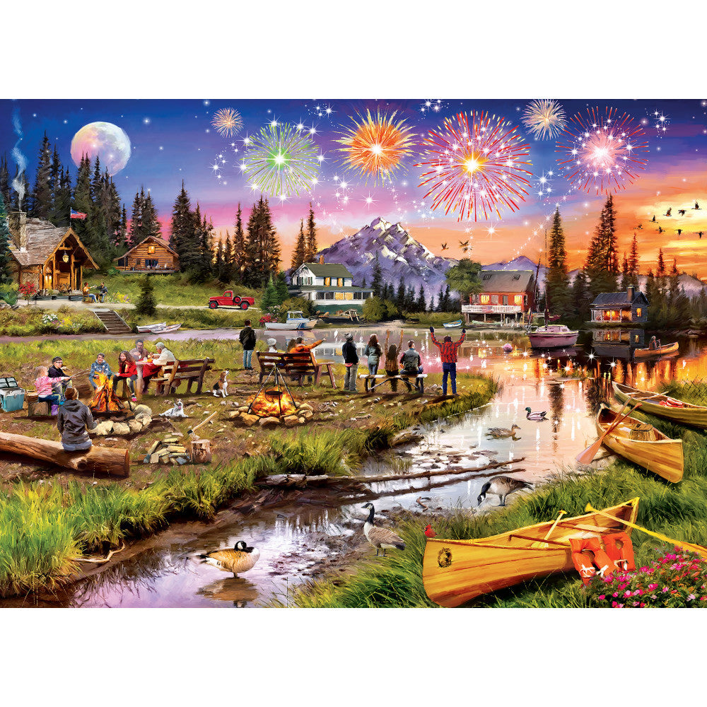 ODP Fireworks on the Mountain - 1000 Piece Puzzle