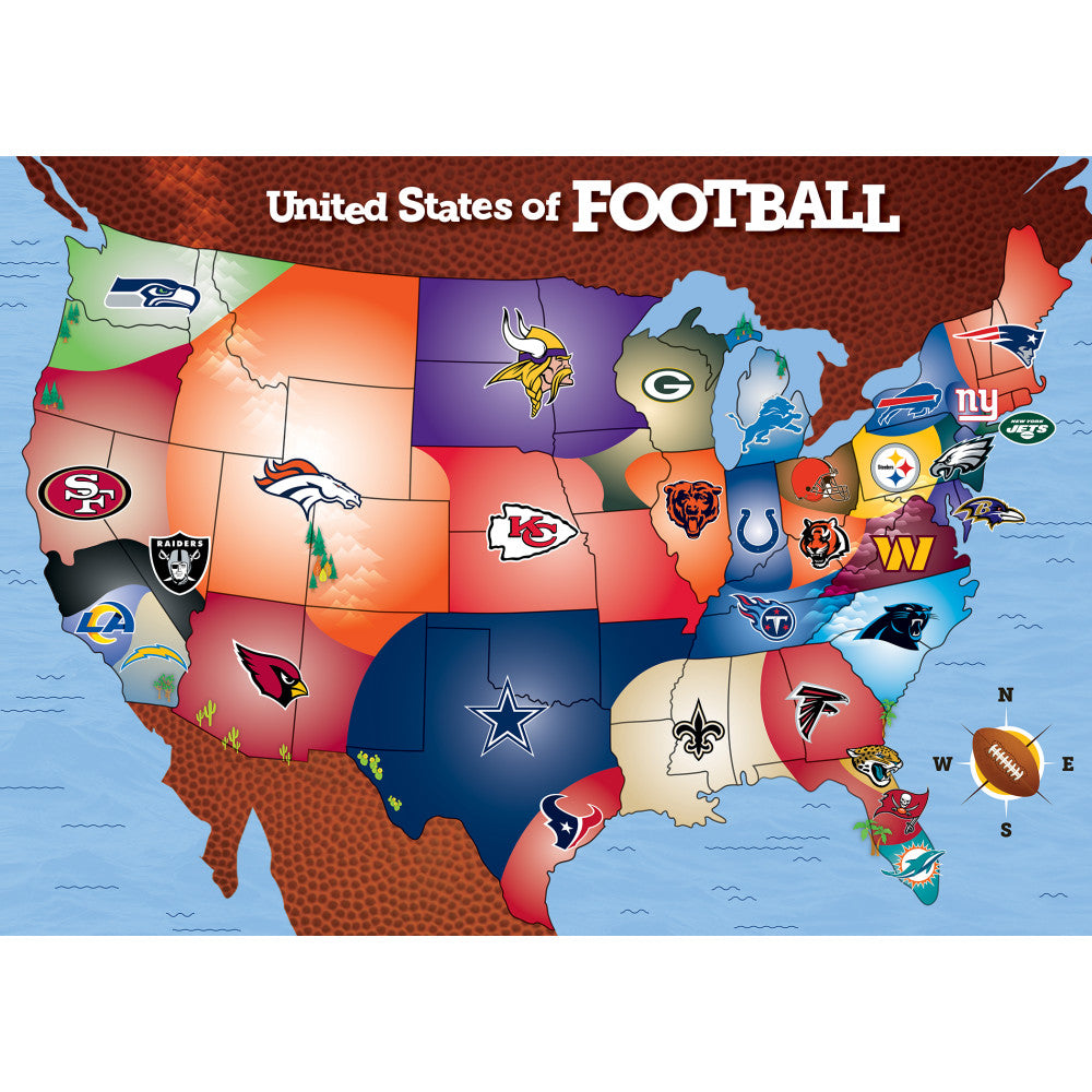 ODP NFL Map - 1000 Piece Puzzle