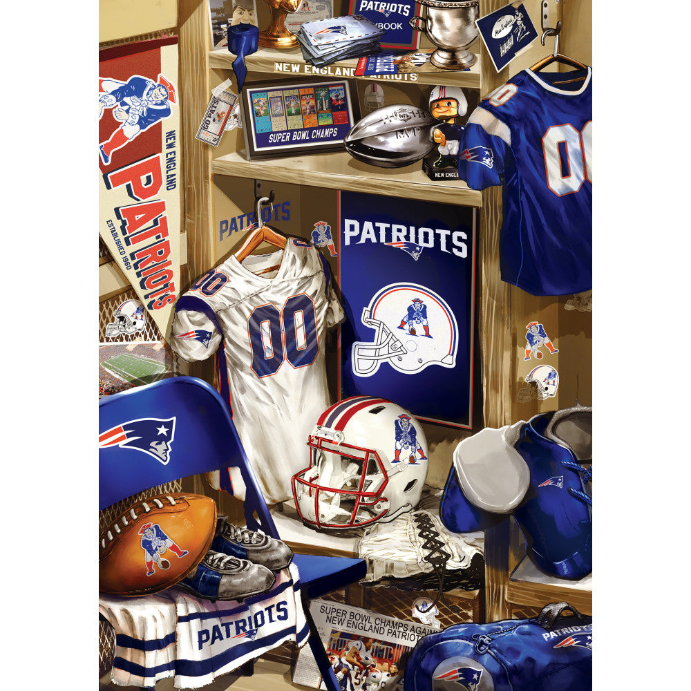 ODP NFL Locker Room - New England Patriots - 300 Piece Puzzle