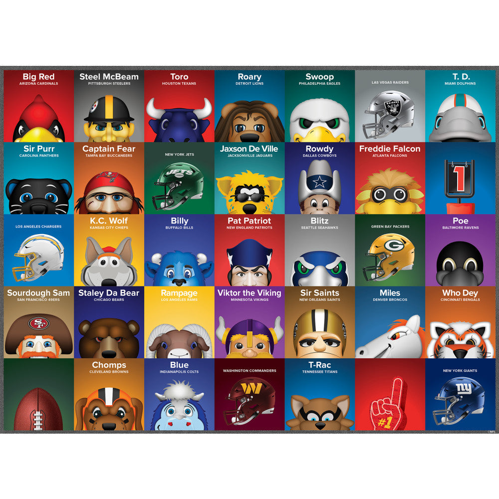 ODP NFL Mascots - 500 Piece Puzzle