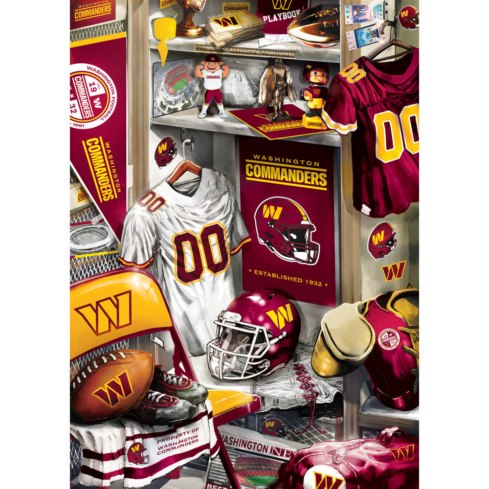 ODP NFL Locker Room - Washington Commanders - 300 Piece Puzzle