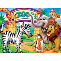 ODP Cartoon Friends - Zoo Animals - 500 Piece Puzzle