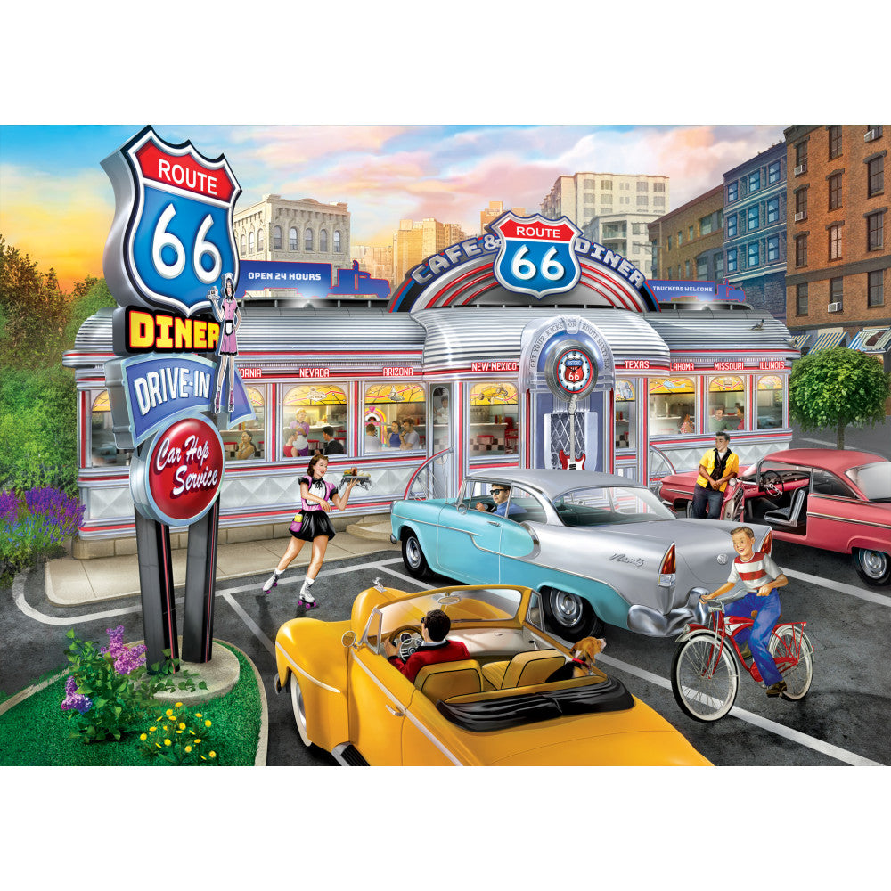 ODP Rollin' Route 66 - 500 Piece Puzzle