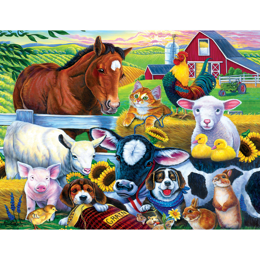 ODP World of Animals - Farm Friends - 500 Piece Puzzle