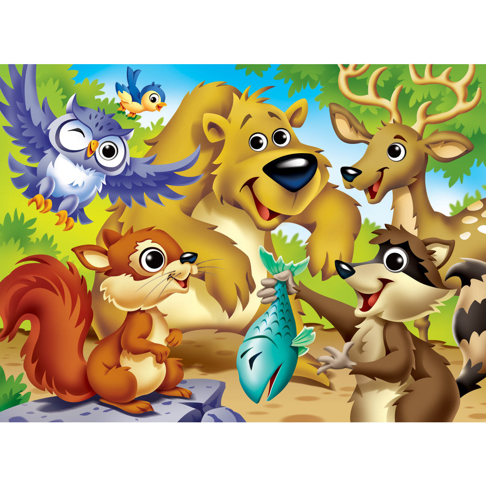 ODP Cartoon Friends - Woodland Animals - 1000 Piece Puzzle