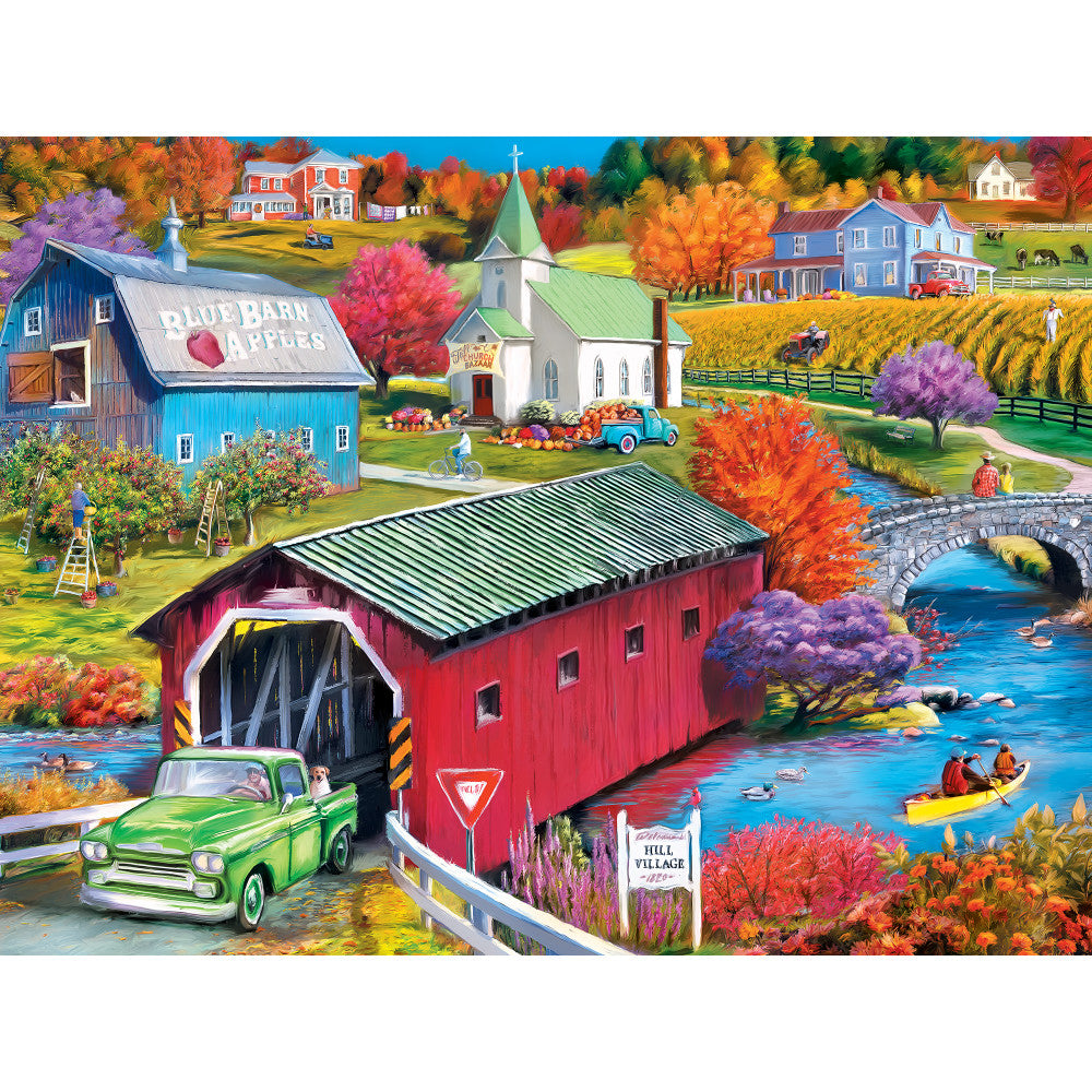ODP Hill Village Covered Bridge - 500 Piece Puzzle
