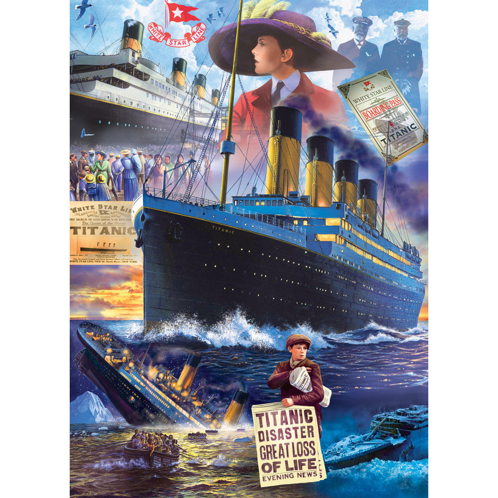 ODP Titanic Collage - 300 Piece Puzzle