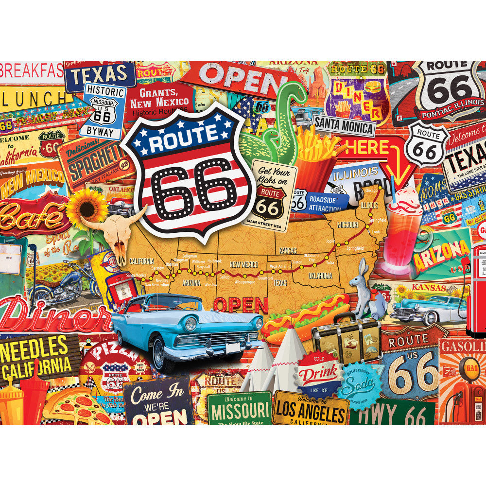 ODP Greetings From Route 66 - 500 Piece Puzzle