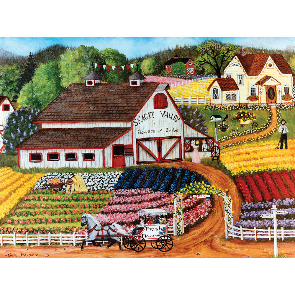 ODP Fresh Flowers - 500 Piece Puzzle