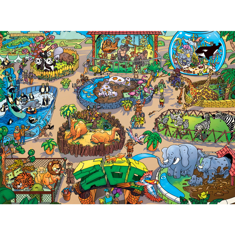 ODP Things to Spot at the Zoo - 1000 Piece Puzzle