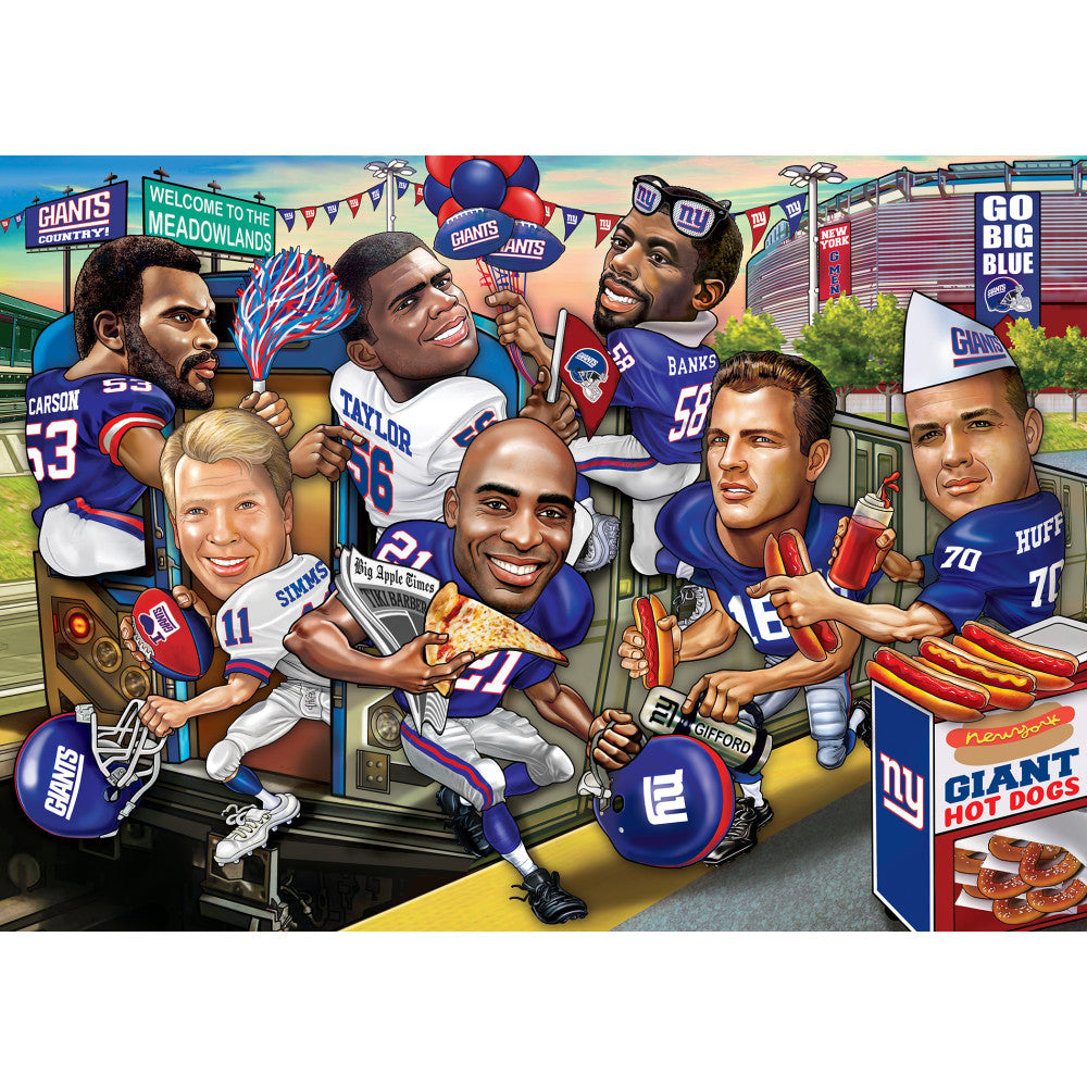 ODP NFL All-Time Greats - New York Giants - 1000 Piece Puzzle