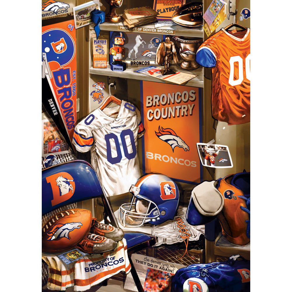 ODP NFL Locker Room - Denver Broncos - 300 Piece Puzzle