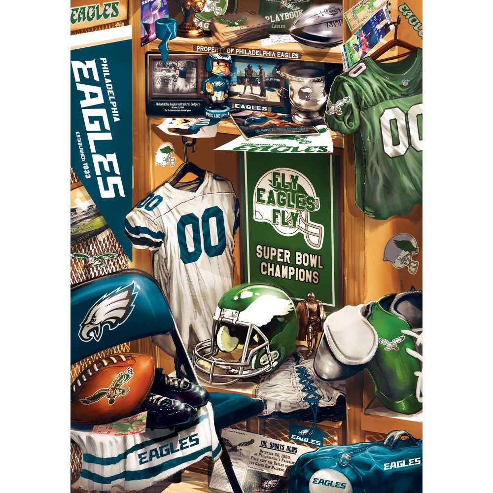 ODP NFL Locker Room - Philadelphia Eagles - 300 Piece Puzzle