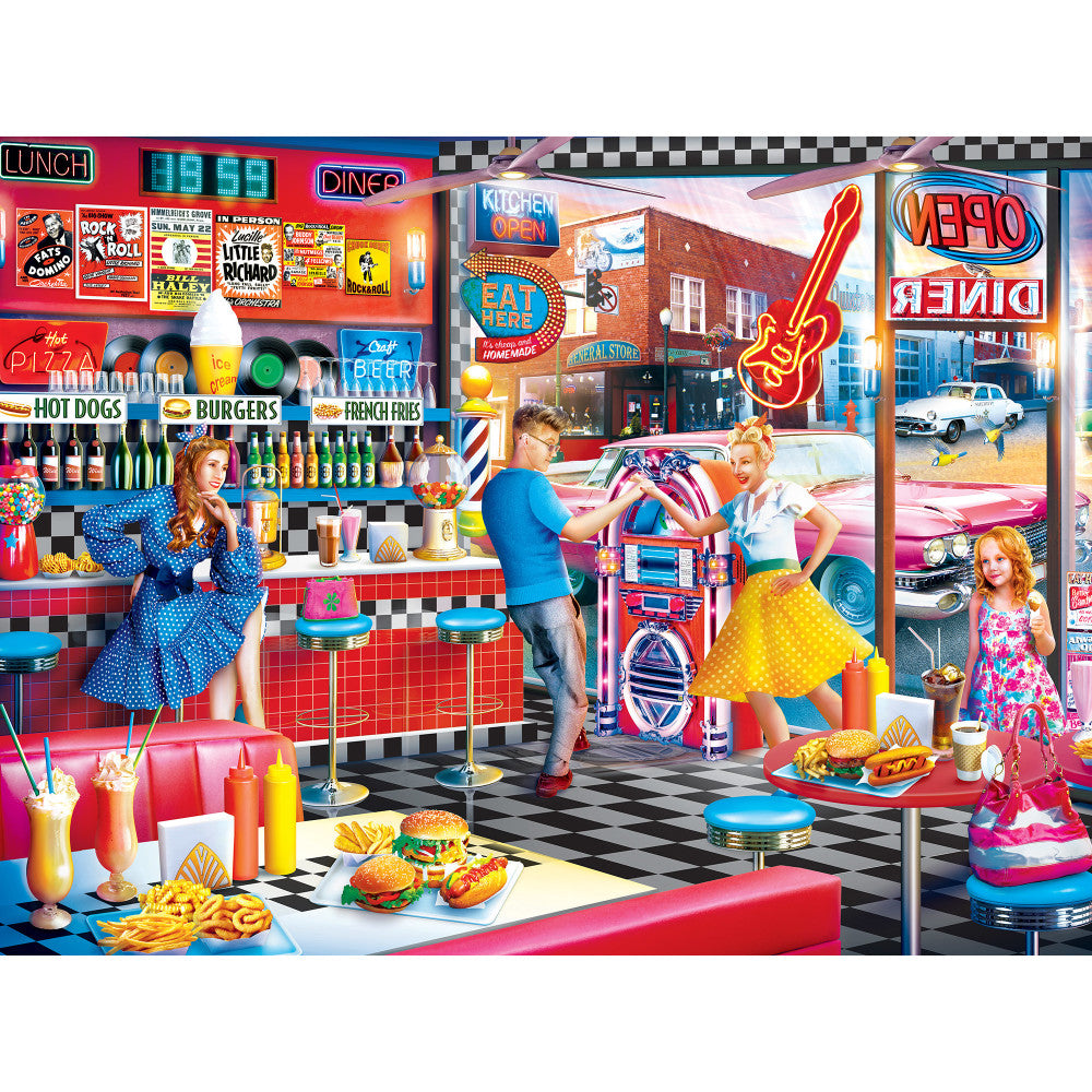 ODP Good Times Diner - 1000 Piece Puzzle