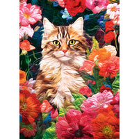 ODP Flower Garden Hiding - 300 Piece Puzzle