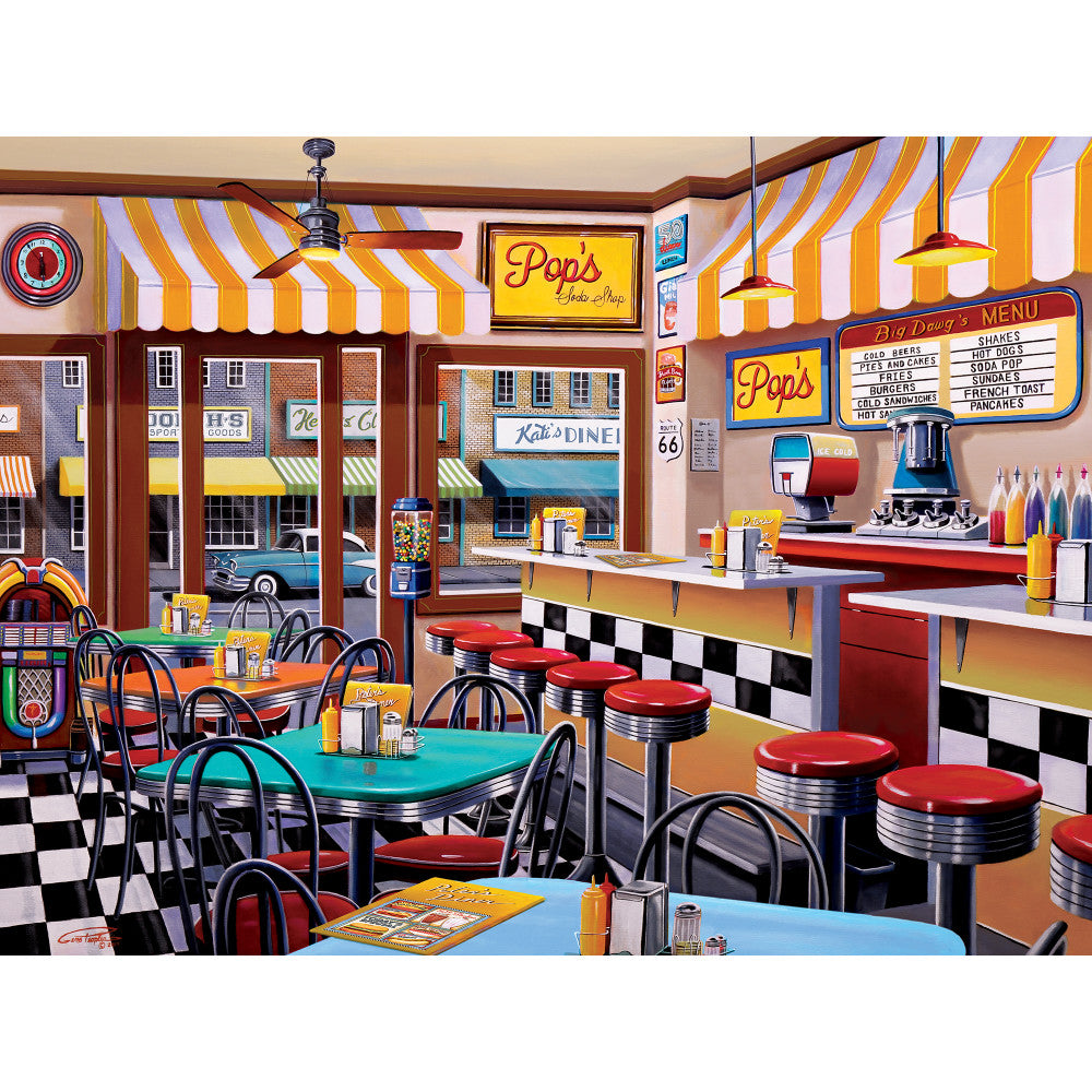 ODP Pop's Soda Fountain - 300 Piece Puzzle