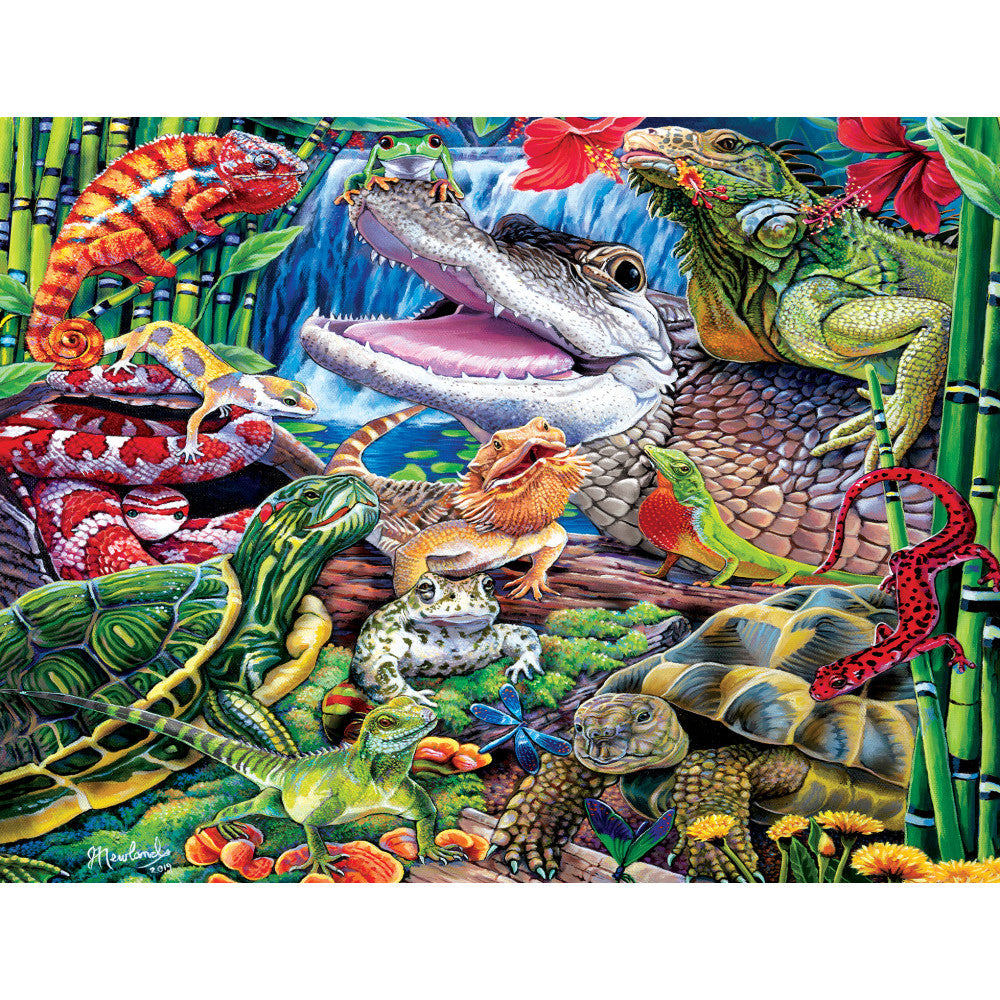 ODP World of Animals - Reptile Friends - 500 Piece Puzzle