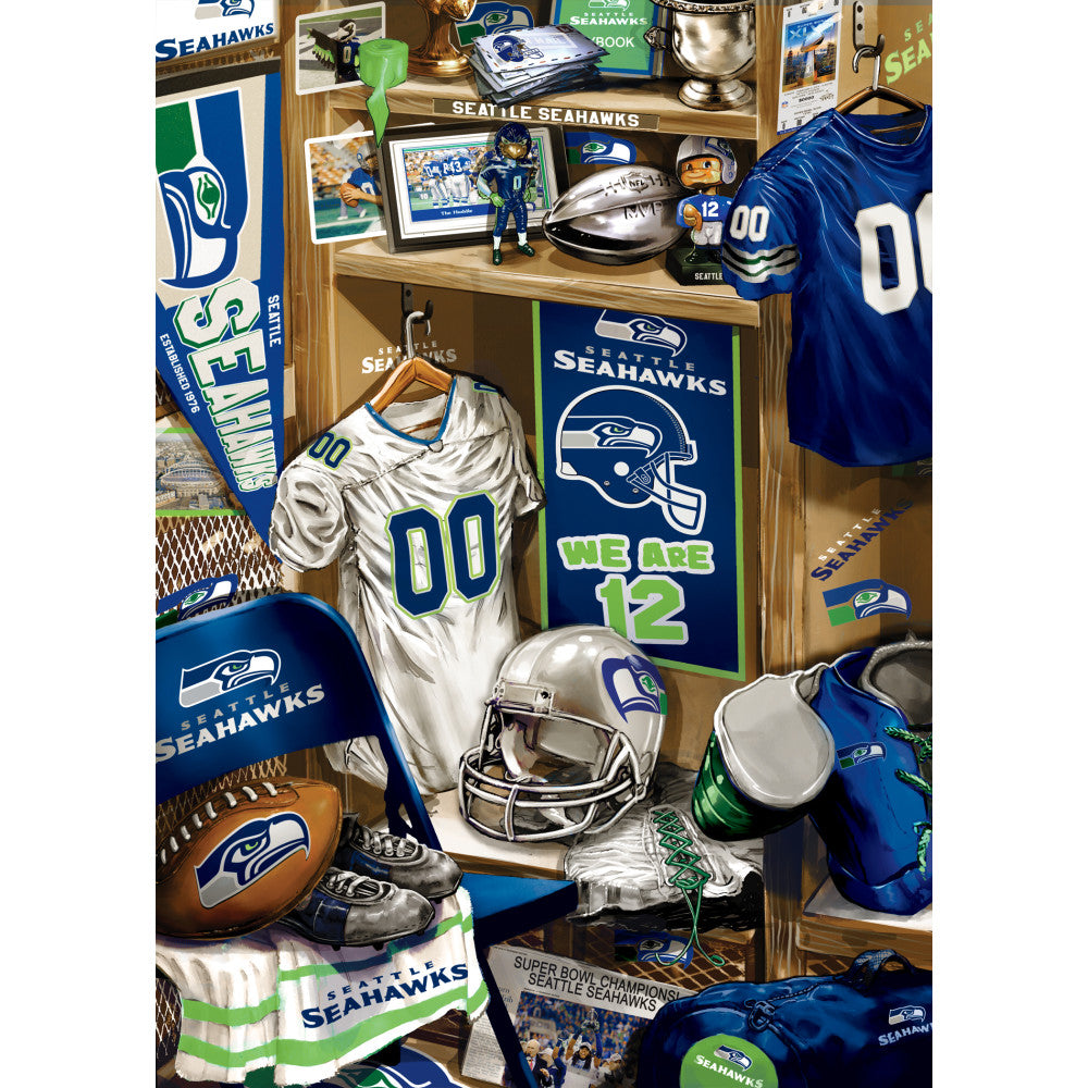 ODP NFL Locker Room - Seattle Seahawks - 1000 Piece Puzzle